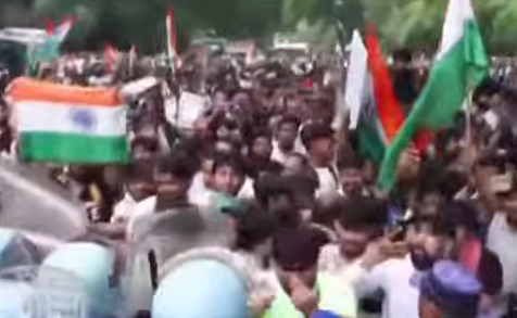 সিজেপির পদযাত্রায় ভিড়ের হিসাব মেলাতে পারেনি দিল্লি পুলিশ